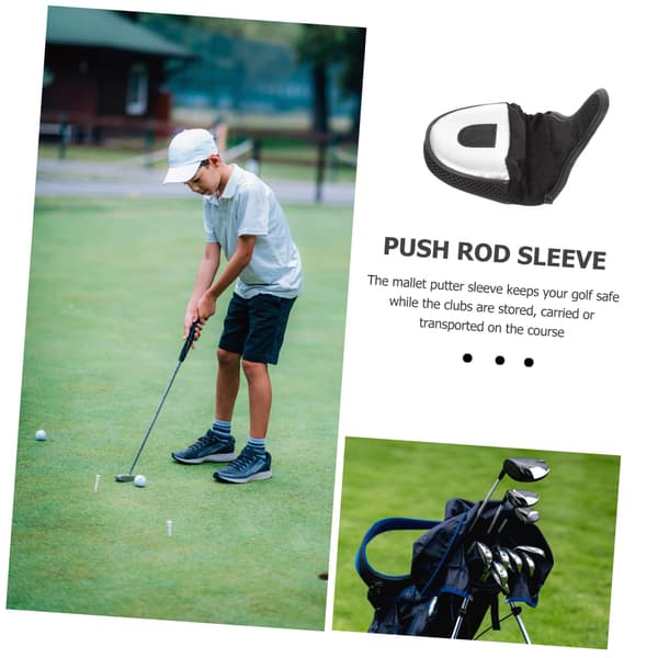 Putterovertræk Sølv Golf Stuff Dropshipping PU-læder