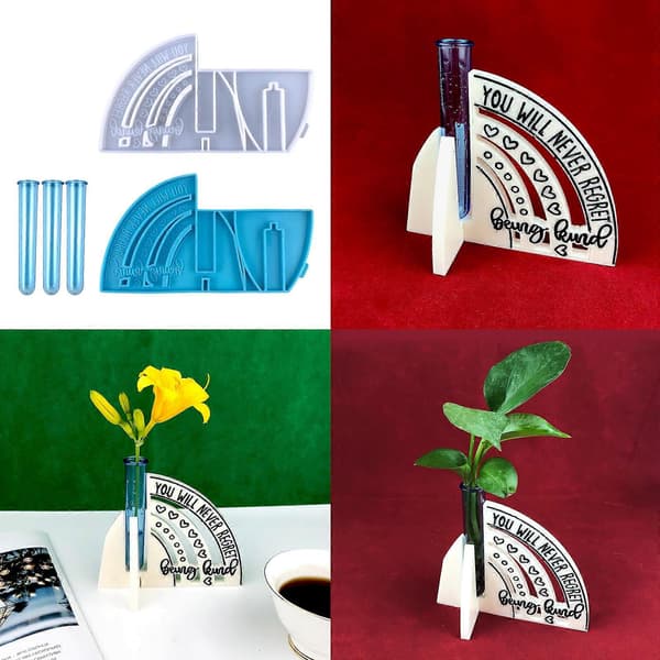 Veggmontert plantepotte for formering av hydroponiske planter og blomsterarrangementer