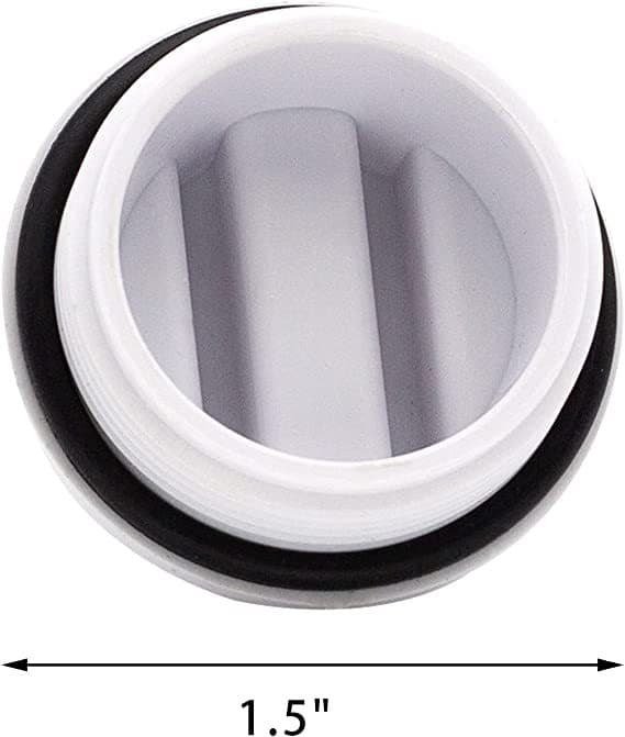 5 stk. vinterpropper til swimmingpool, 1 1/2\" poolreturprop gevindskårne poolslangepropper med O-ring til swimmingpools og spa