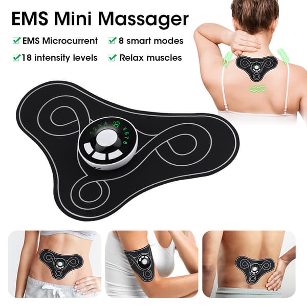 Abdominal Muscle Patch, Multifunctional Microcurrent Slimming Massager