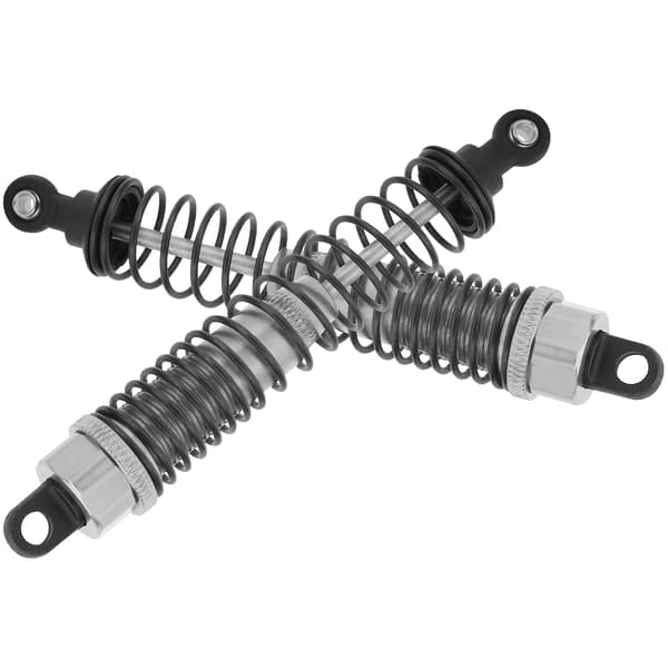 Adjustable 110mm Full Metal Shock Absorber with Spring Damper, Fits Traxxas Slash 2WD Silver