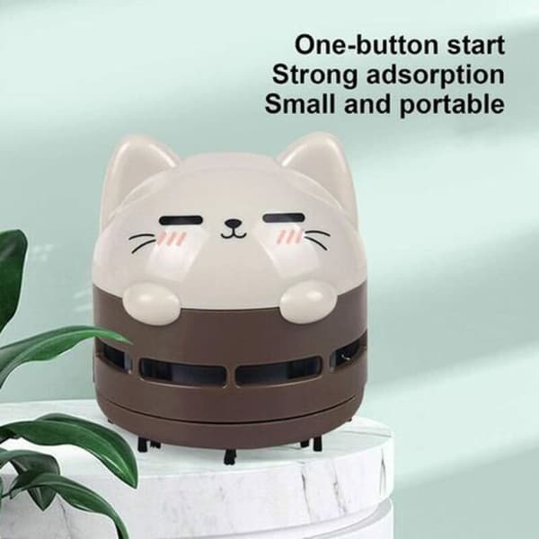 Mini Desktop Vacuum Cleaner, Mini Crumb Vacuum Cleaner, Cordless,