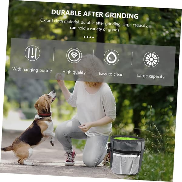 Grå kæledyrssnacks pakke Fanny Pack hundegodbidder beholder kæledyrssnacks beholder