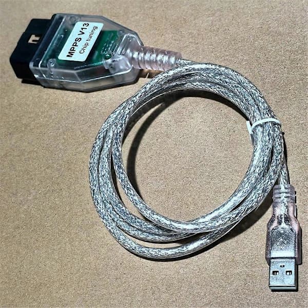 MPPS V13 ECU-programmer SMPS MPPS V13 K CAN Flasher Chip Tuning MPPS-kabel V13 Diagnostisk kabel