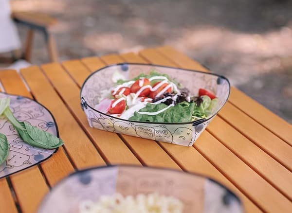 Portable Camping Dinnerware Set - Foldable Plate, Bowl & Mug, Heat Resistant for Outdoor Picnics 3-Piece