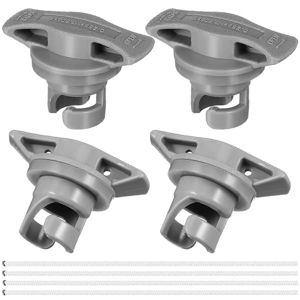 Replacement Valve Cap for Paddle Board 4 Pcs Sealing Accessory for Inflatable Boats Kayaking Grey