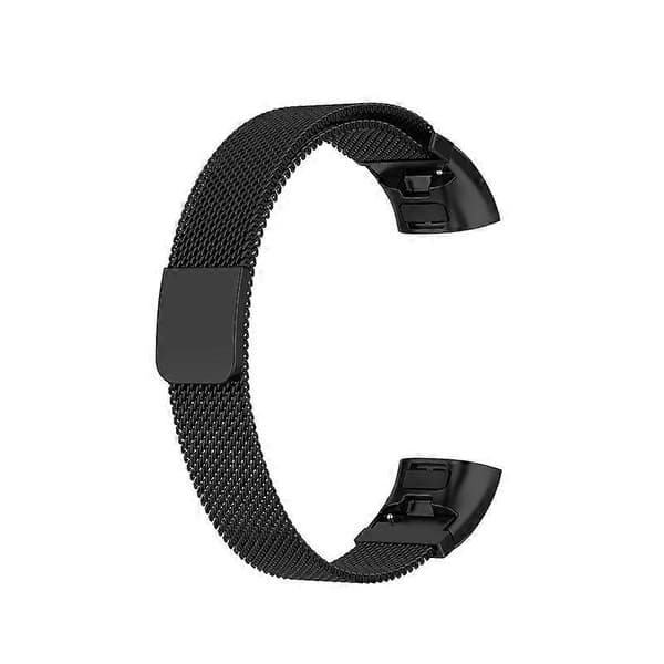 Til Huawei Band 3 & 4 Pro Milanese Armbånd (Sort) Til Huawei Band 3 & 4 Pro
