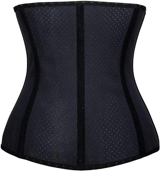 Dam Underbust Latex Sportbälte Midjetränare Korsetter Timglasfigur