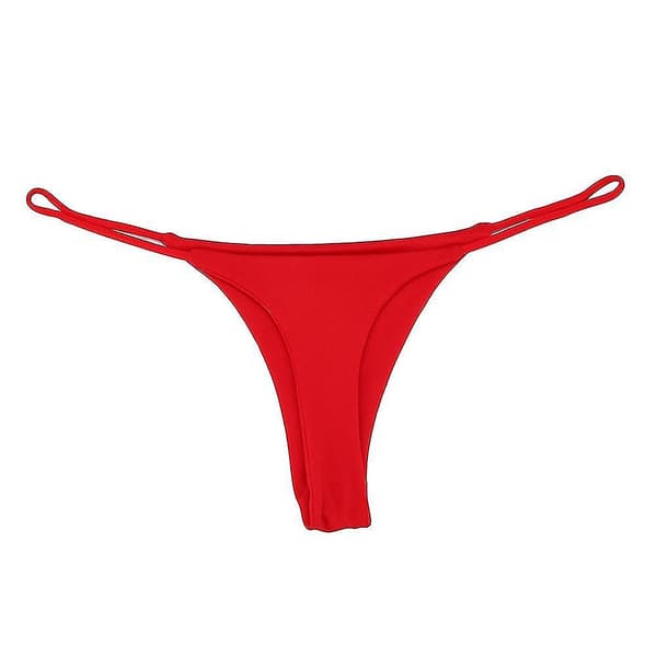 Sexy truser Plus Size Undertøy Stringtruser Lav Midje S-XL Tynne Stropper Bikini Bomull