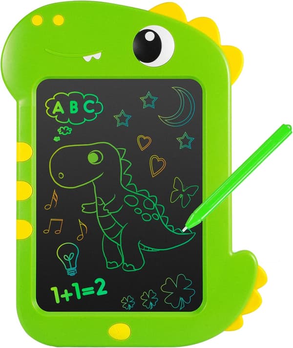 LCD-tegneplade (26,5*19,8CM), LCD Magic Board Dinosaurie Legetøj til