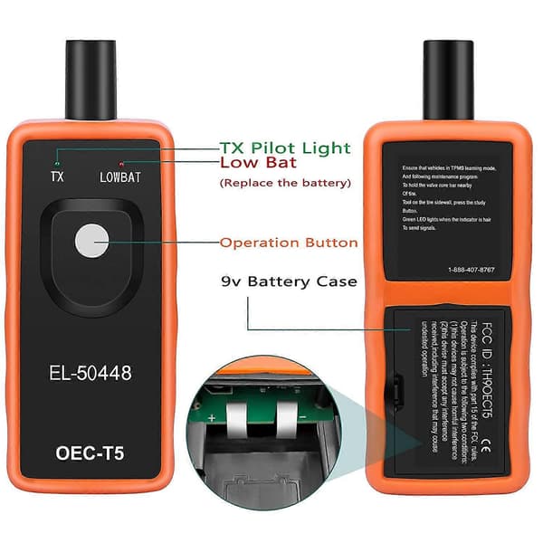 TPMS Reset Tool for GM, Tire Pressure Monitoring Sensor Reset Activation Tool, Car Tire Sensor Reset Tool [DB]