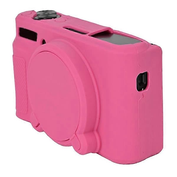Q4Y Mykt silikondeksel til Canon SX740 SX730 Anti-fall d9i Kamerabeskyttelse - Rosa