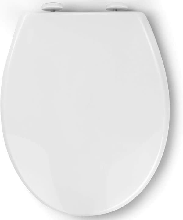 Soft Close Toiletsæde, Toiletsæde med Quick Release, Nem Topmontering, O-Form