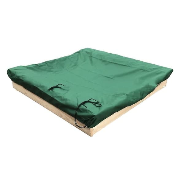 Dustproof Protection Sandbox Cover Waterproof Sandpit Pool Cover Blue 150x150x20cm