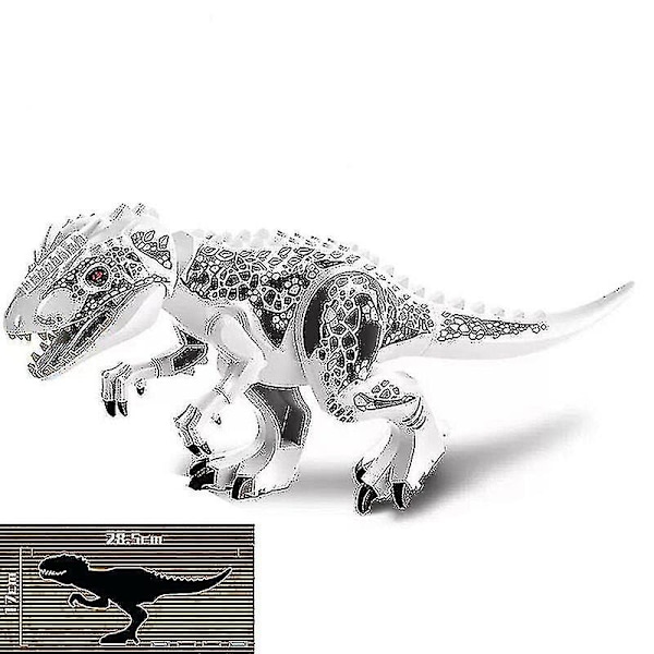 1 st Jurassic Big Size Dinosaur Building Blocks T-rex Quetzalcoatlus Spinosaurus Actionfigurer Barnleksaker Velociraptor