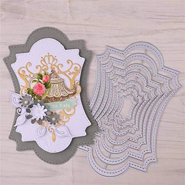 Ramverk Metall Stanser Maler DIY Scrapbook Album Papirkort Mal Form