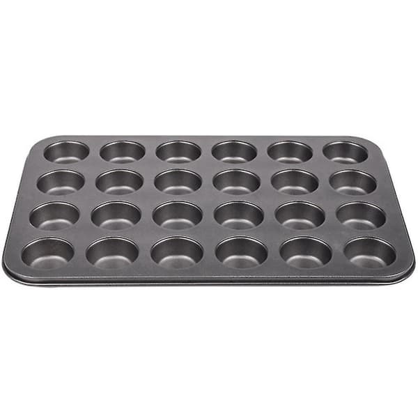 2023-nonstick karbonstål mini muffins kake makronpanne 24 hulrom