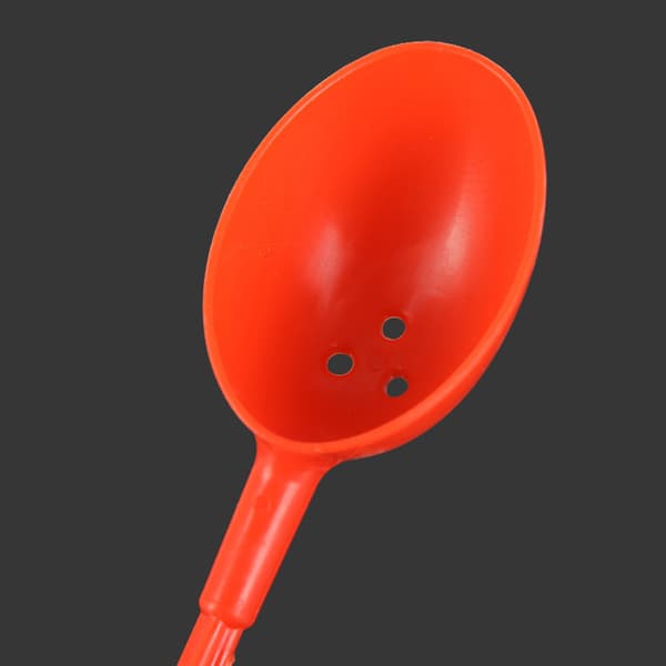 Bait Casting Spoon Portable Flexible Bait Casting Scoop for Lake Red Red