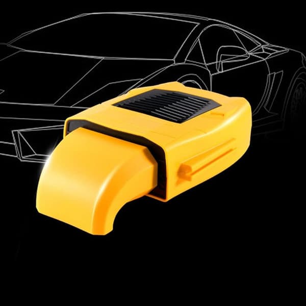 Bilfläkt, 3-hastighets USB passar nackstöd elektrisk kylning driven, svart, 110mm-168mm
