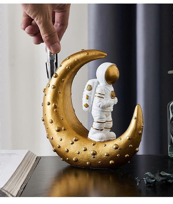 Penalhus til børn Astronaut Pen Organizer Fe Figur Penalhus til skrivebordsdekoration Tilbage til skolen Gave til børn