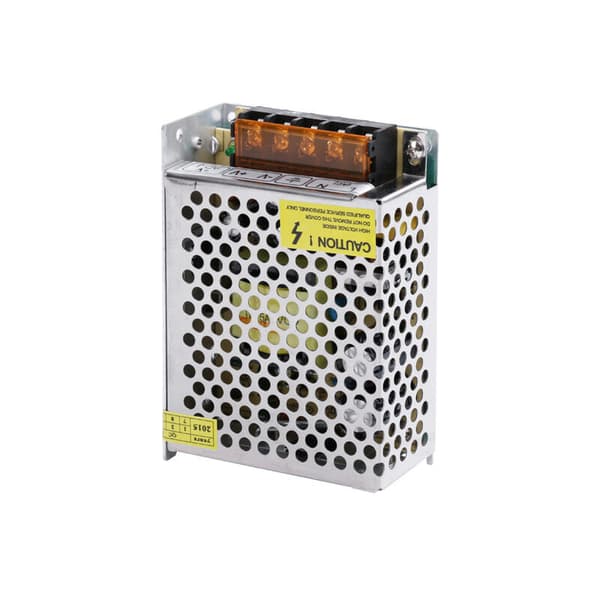 Virtalähde 12V DC 60W 5A