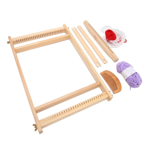1 set loom kit multifunctional innovative educational DIY handmade wooden loom for children