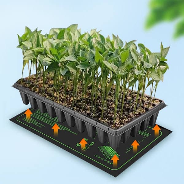 Plant Heating Mat 25x52cm 1PC, 20W Waterproof Heating Mat for Hydroponic Germination 1PCS