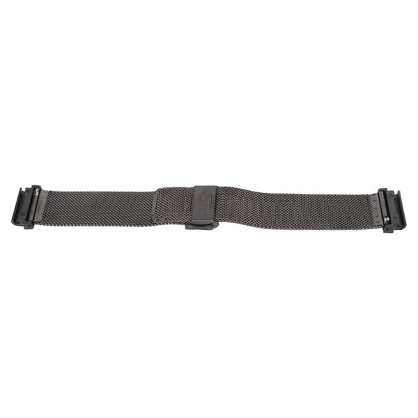 Urrem 22 mm rustfrit stål mesh justerbar erstatningsrem til Amazfit Falcon T‑REX 2 Ultra sort