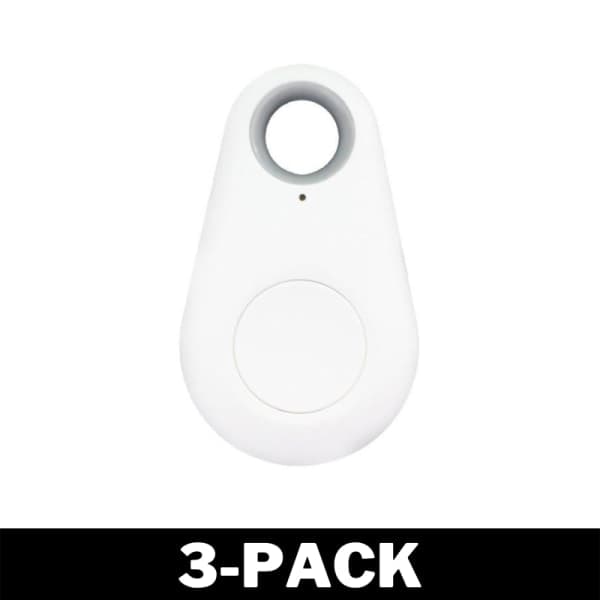 GPS Mini Tracker for Hund / Katt / Nøkler Hvit 3-pakning 3-Pack