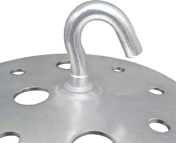 Metal Rund Base Loftkrog 90mm Kraftig Lysekronekrog Montering, 2 Stykker