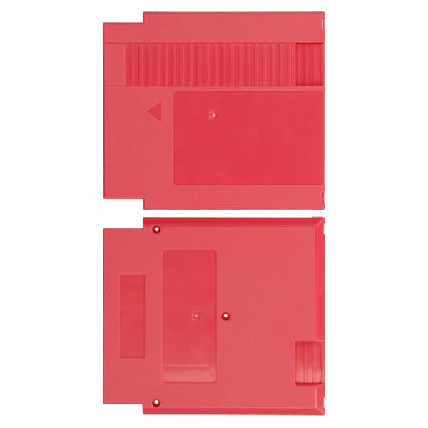 Game Console Cartridge Case 60Pin to 72Pin Card Cartridge Box Replacement for NESRed