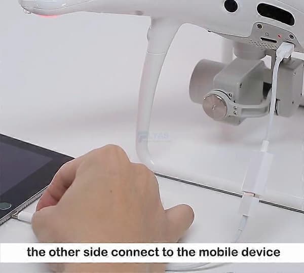 USB OTG-adapterkabel til firmwareopgradering af DJI Phantom 4 Pro/Adv/V20 drone (FMY)