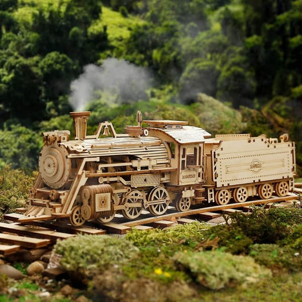 3D-palapeli aikuisille, puulelu mallit, rakennussetit Prime Steam Express