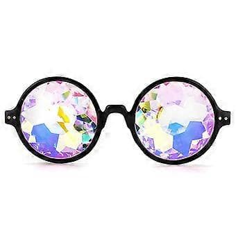 Kaleidoskopbriller til Raver Regnbue Prisma Diffraktion Krystallinser