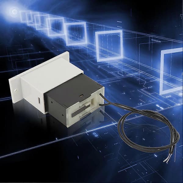 LFC-6 6-sifret 0-999999 Mekanisk Elektromagnetisk Pulseller Industriell Totalisator 24V