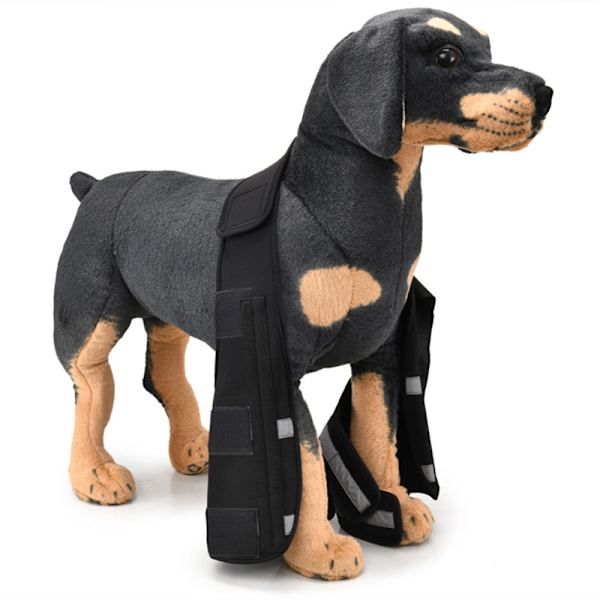 Dog Leg Protector for Front Legs, Compression Bandage, Provides Extra Support for Hock Joint, Adjustable, Dog Care Blue Second Generation L Blue Second Generation L