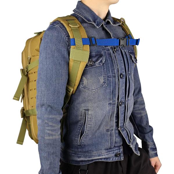 4 Pieces Chest Strap 61 cm x 2.5 cm Adjustable Chest Strap Non-slip Chest Strap for Backpack Quick Release Buckle Durable Quick Release
