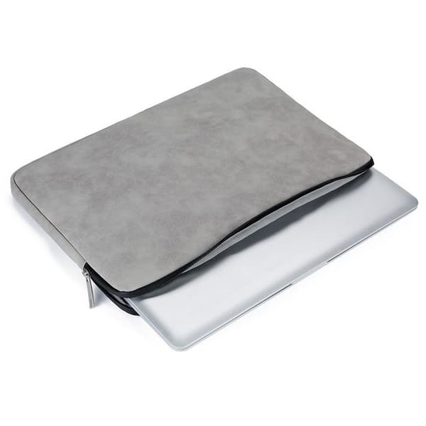 15,6\" Laptop Sleeve Waterproof Carrying Case with Accessory Pouch Laptop, Grey