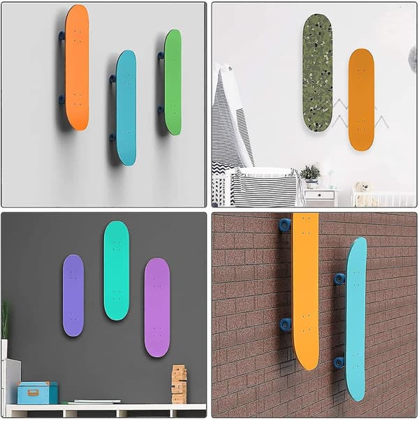 Skateboard Wall Mount, 2-Pack [DB]