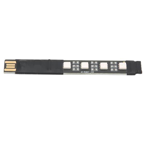 LED Strip Lights Remote Control 4-Pin Interface Convenient Practical Music Sync Lighting Unit for Home Black