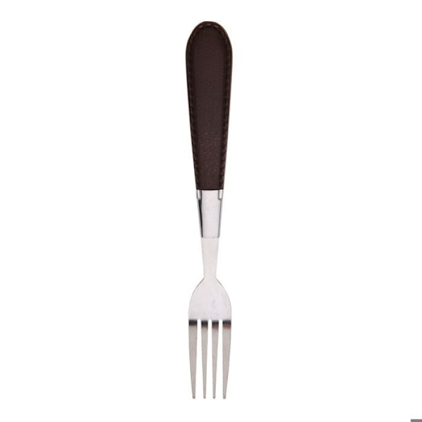 Bestik - San Ignacio - Brun - Rustfrit stål - 24 dele - Elegant og sofistikeret kastanj