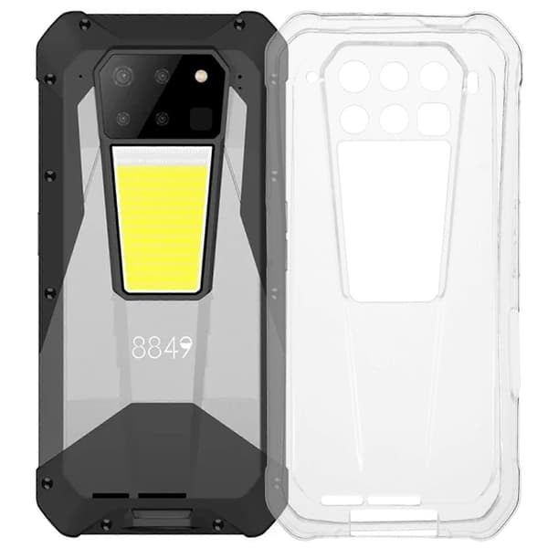 Etui til Unihertz Tank 3 Pro, myk TPU-beskyttelse mot fall Transparent Transparent