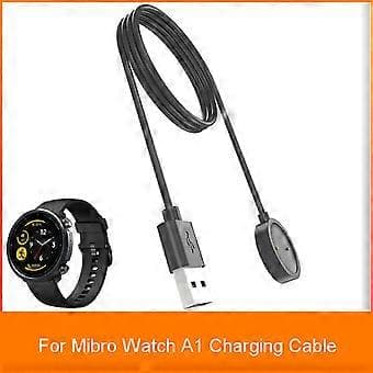 Smartwatch Oplader Stabil Docking Kabelholder - Kompatibel med Mibro Watch A1 Opladerkabelholder Strømadapter Base Kabel 100cm 100cm