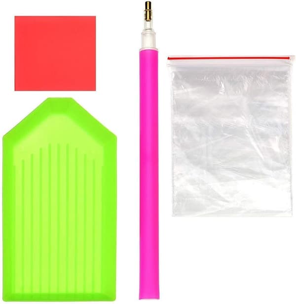 30*40CM 5D DIY Diamantmaleri Sæt - Månekat - Fuld Diamant Cr