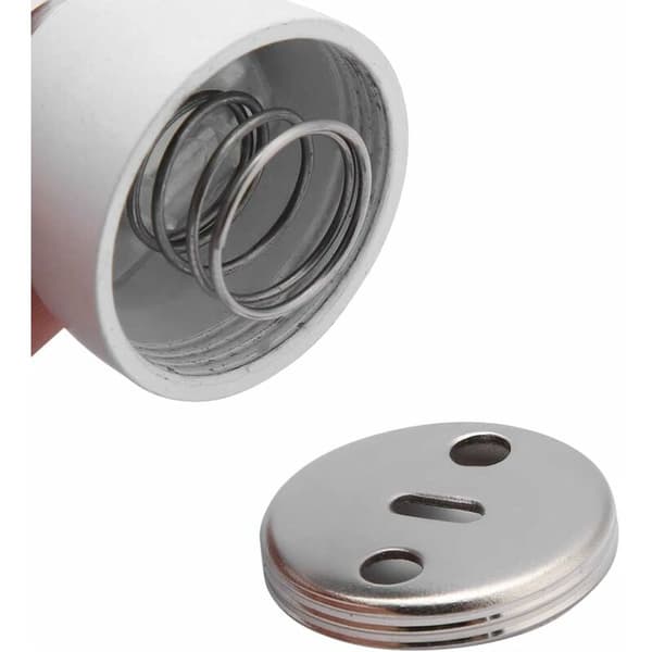 Solid magnetisk dørstopper (hvid elfenben (perforeret model)