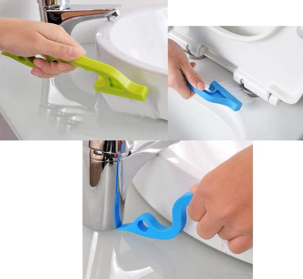 Groove Gap Cleaning Brush, 3 Pcs Versatile Groove Brushes Brushes Home Kitchen Brush for Window Sliding Door Sweeping Tool Keyboard Computer Home Ki