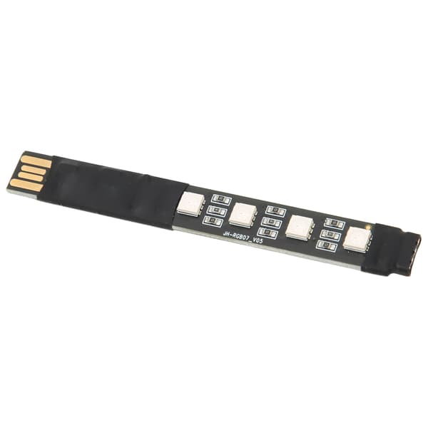 LED Strip Lights Remote Control 4-Pin Interface Convenient Practical Music Sync Lighting Unit for Home Black