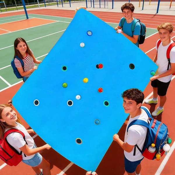 Tarp with Holes Team Building Game | Fun Group Activity Set | Cooperative Game Kit (DB)