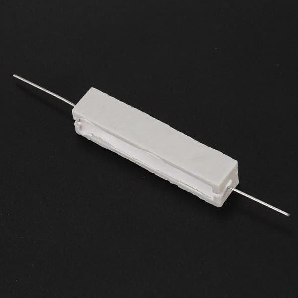 5 x 330 Ohm 5% 10W Watt Trådwound Keramiske Cementmodstande Hvide
