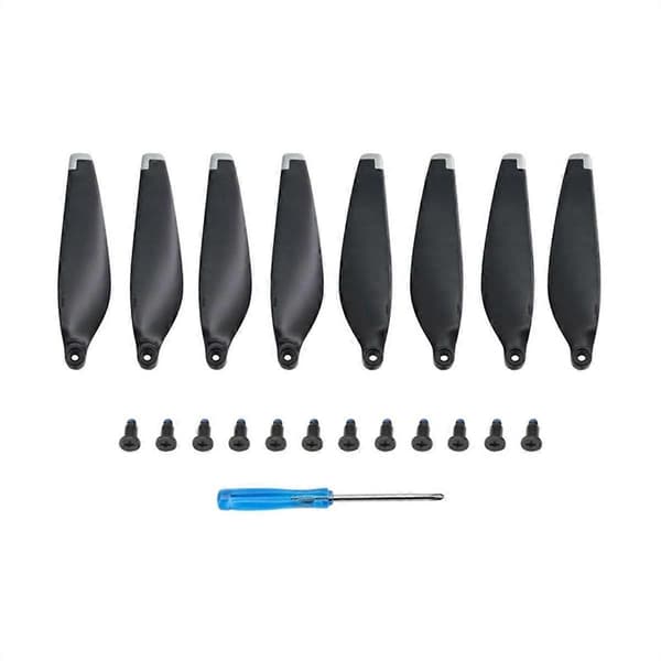 8 stk Propellblader Erstatning for Mini 4 Pro Drone Lettvekt Vingevifter Deler for Mini 4 Pro Sølv